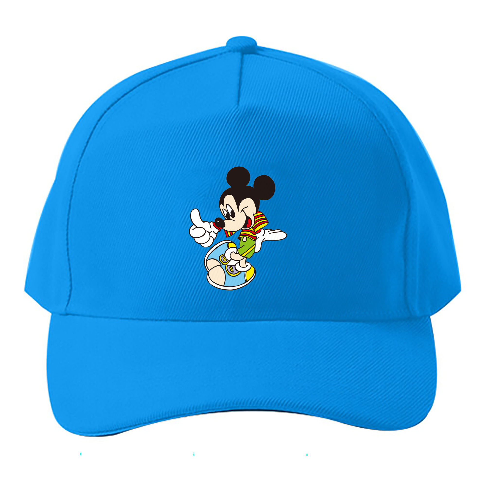 （画像用） ミッキーマウス Mickey Mouse ベースボールキャップ 綿100％ 男女兼用 帽子 スポーツ